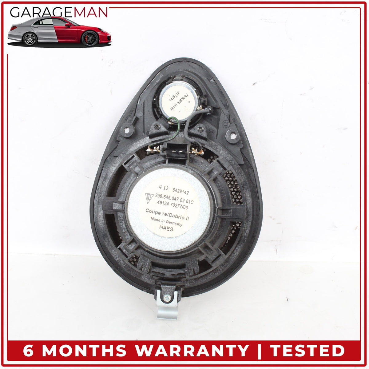 1999-2005 Porsche 911 Carrera Rear Left and Right Side Audio Speaker Set OEM
