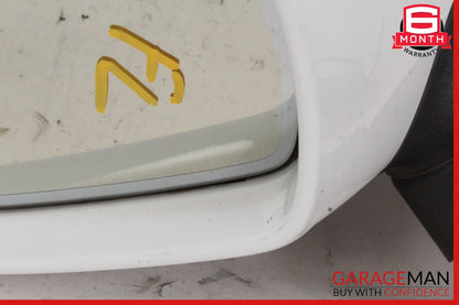 2013-2016 Porsche Cayman 981 Front Left Side Door Rear View Mirror White OEM
