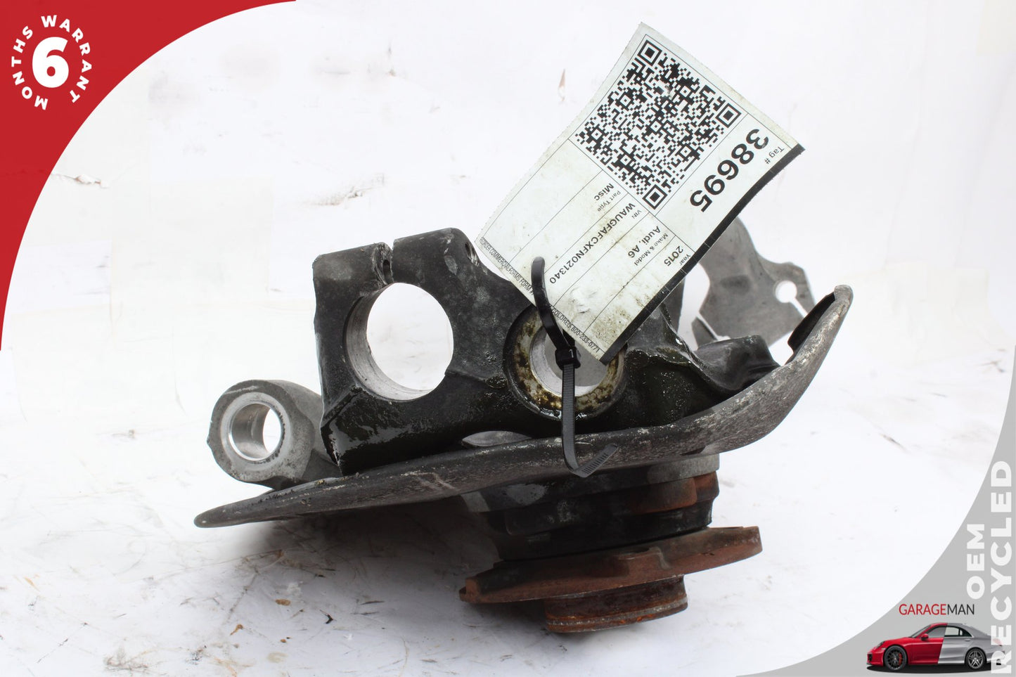 2009-2018 Audi A6 C7 AWD Front Right Spindle Knuckle Wheel Hub 4G0407242 OEM