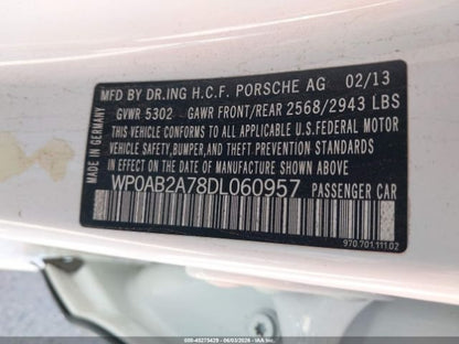 Parting Out- 2013 Porsche Panamera 970- 171