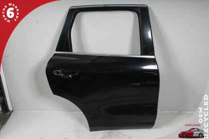 2011-2018 Porsche Cayenne 958 Rear Right Side Door Shell Black 95853301200 OEM