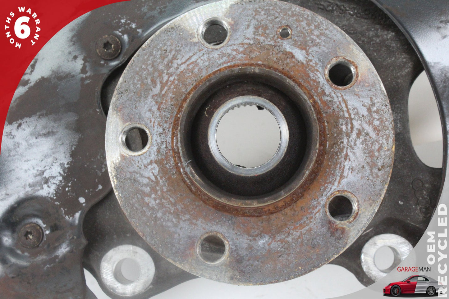 2009-2018 Audi A6 C7 AWD Front Right Spindle Knuckle Wheel Hub 4G0407242 OEM