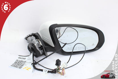 2015-2021 Mercedes W205 C300 Front Right Door Rear View Mirror w/ Blind Spot OEM