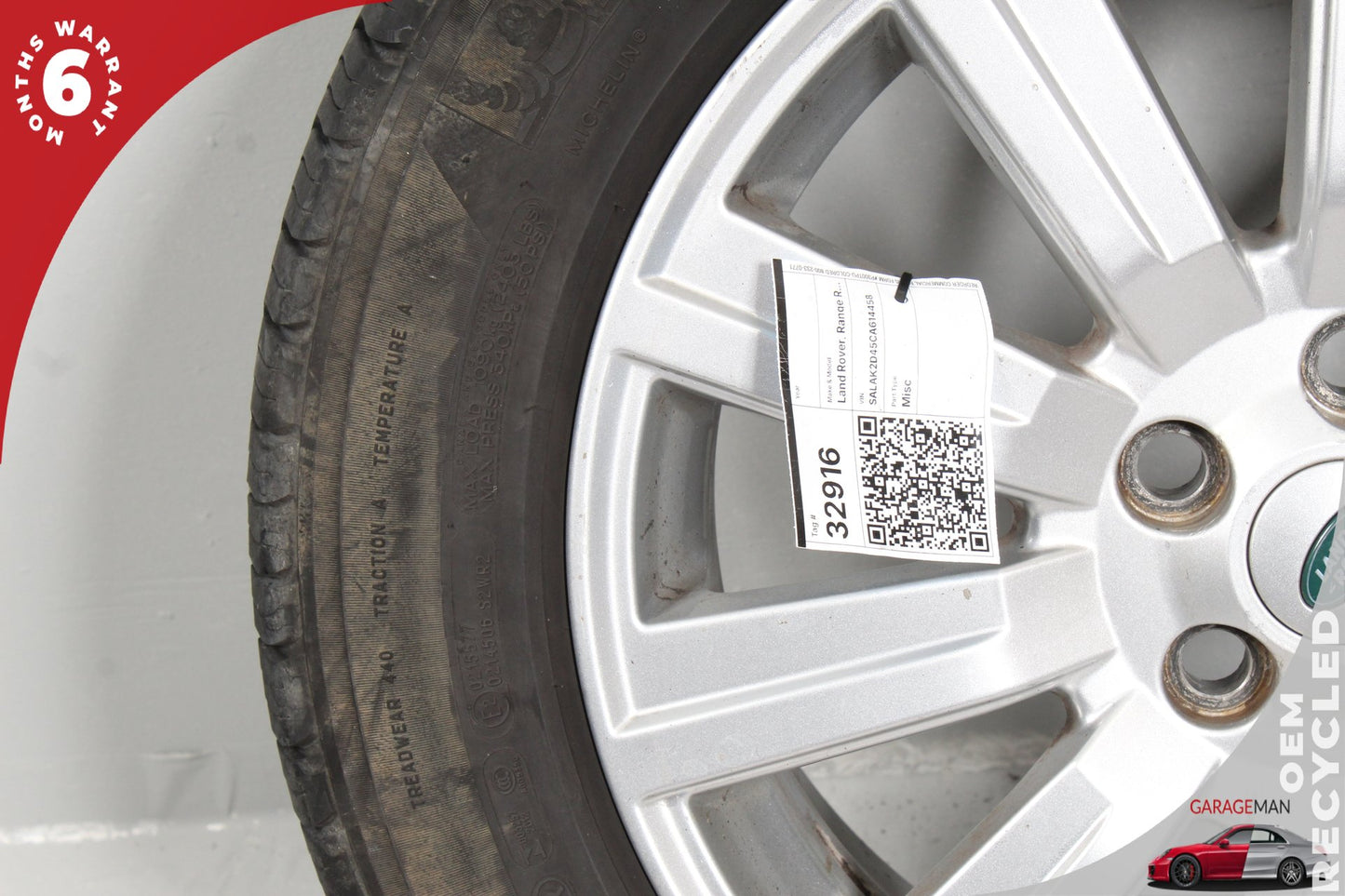 2010-2016 Land Rover LR4 Wheel Tire Rim 8Jx19EH2+53 CD242CDWU9GRA OEM
