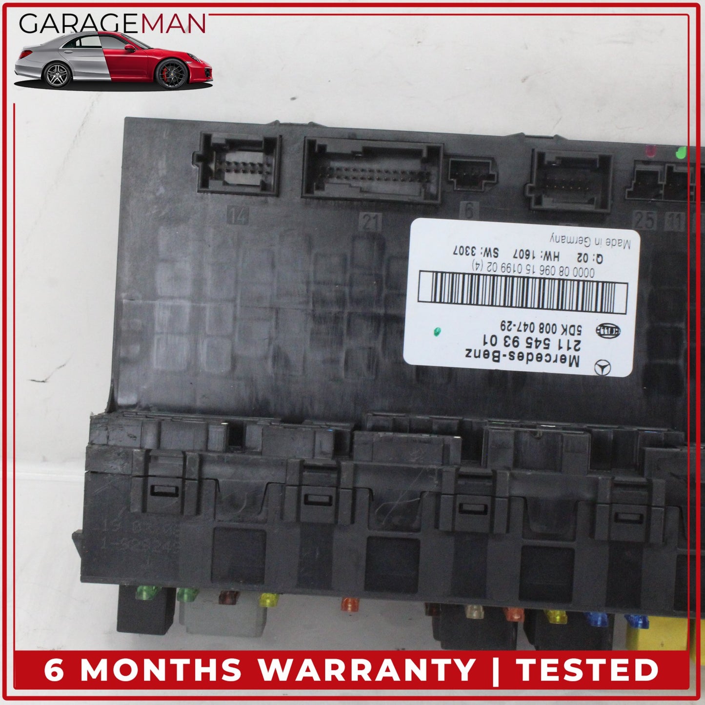2003-2011 Mercedes W219 CLS550 Rear Trunk Relay Fuse Box Module 2115459301 OEM