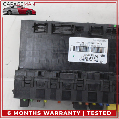 2003-2011 Mercedes W219 CLS550 Rear Trunk Relay Fuse Box Module 2115459301 OEM