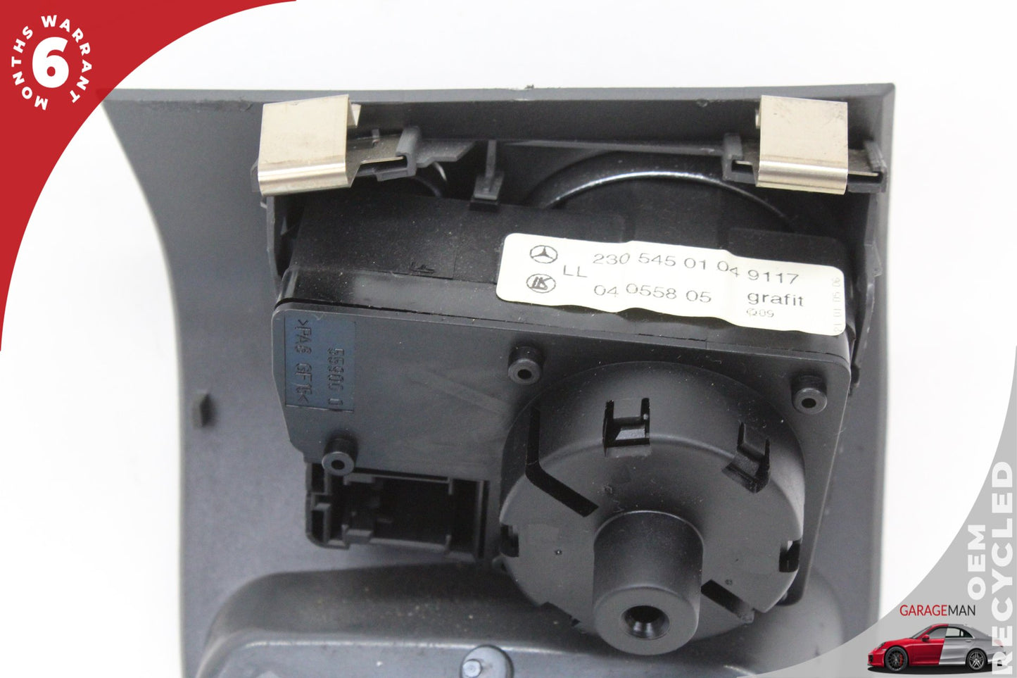 03-12 Mercedes SL500 R230 Headlight Switch Control 2305450104 Genuine