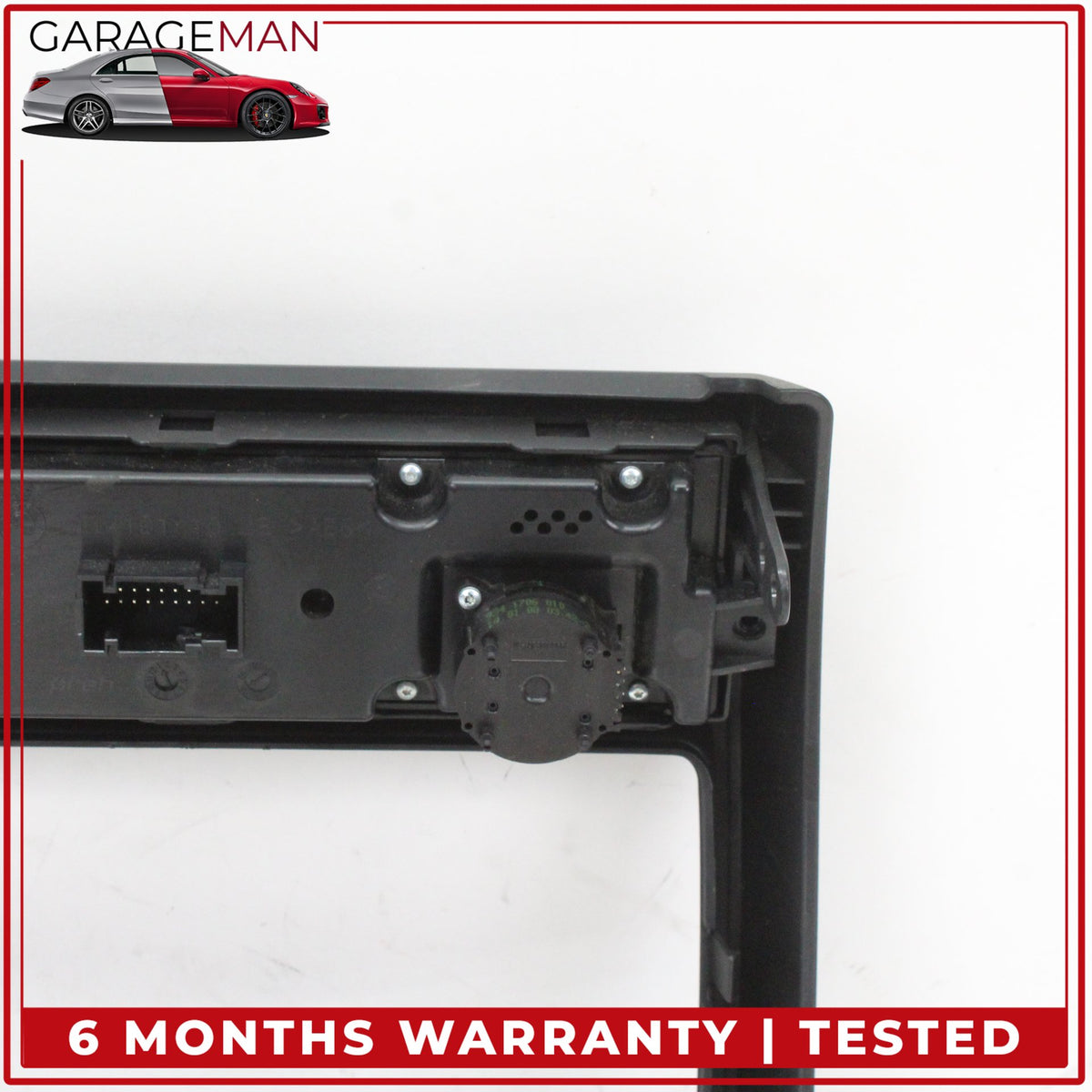 2007-2014 BMW X5 X6 Rear AC A/C Climate Control Switch Panel w/ Trim 9166317 OEM