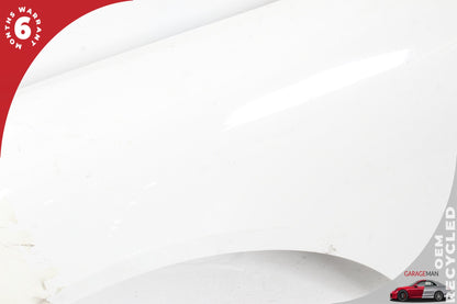 2013-2016 Porsche Cayman 981 Boxster Front Left Side Fender Panel White OEM