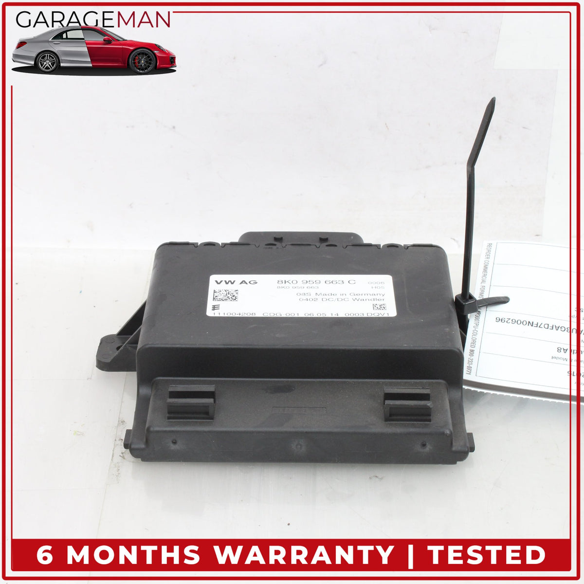 2011-2018 Audi A8 S8 Voltage Stabilizer Control Module Unit 8K0959663C OEM