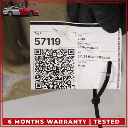 2017-2023 Tesla Model 3 Rear Bumper Reinforcement Impact Bar 153048499B OEM