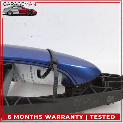 2019-2025 BMW M340i G20 Rear Left Side Exterior Door Handle Blue 9881779 OEM