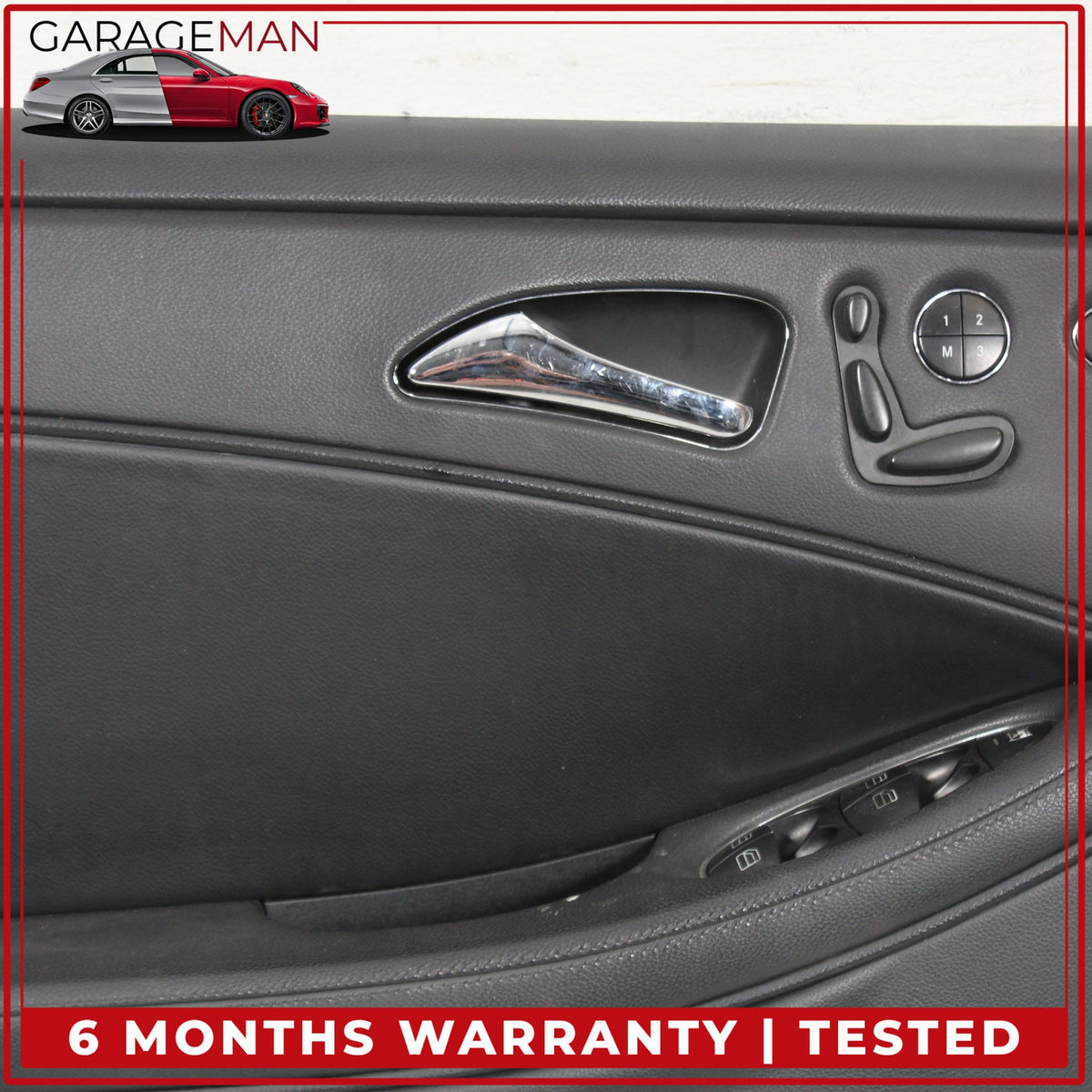 2006-2011 Mercedes W219 CLS550 Front Left Side Door Trim Panel w/ Switches OEM