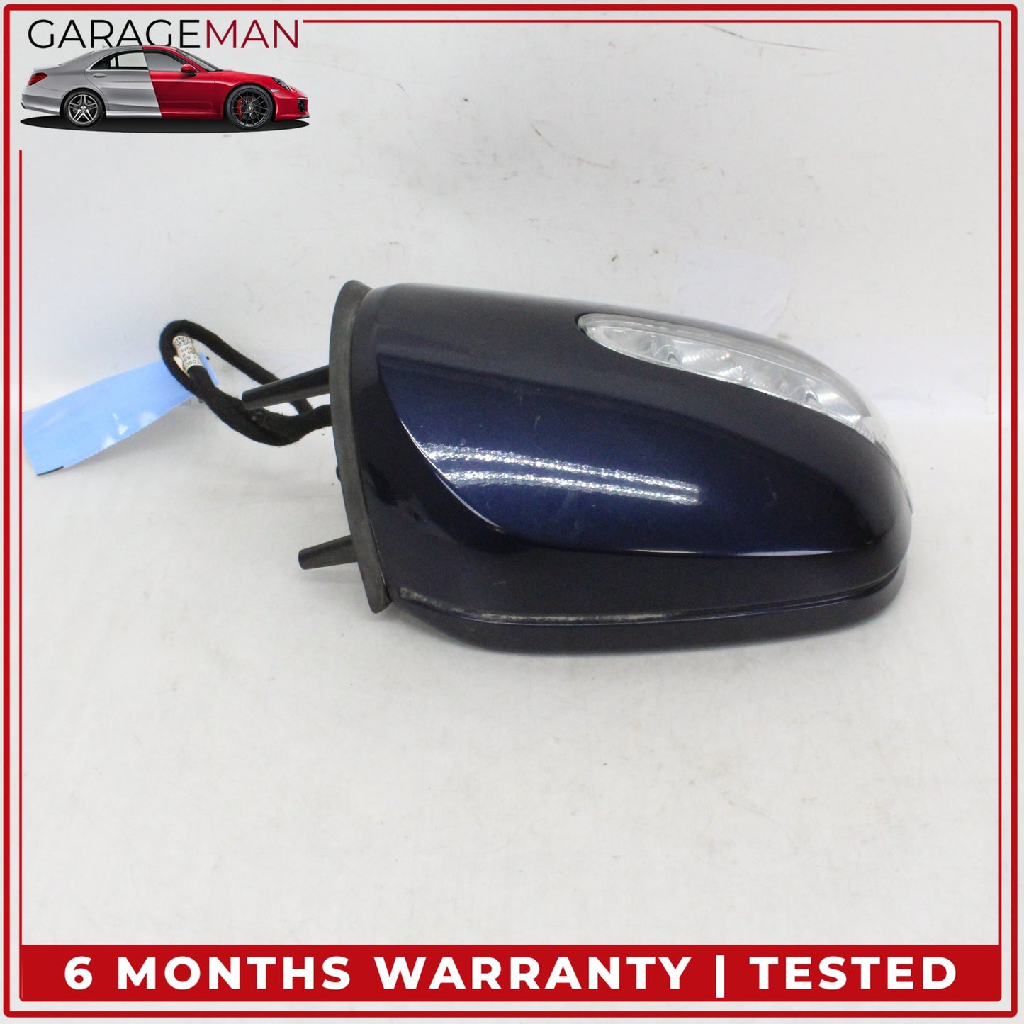 2007-2008 Mercedes X164 GL550 Front Right Side Door Rear View Mirror Blue OEM
