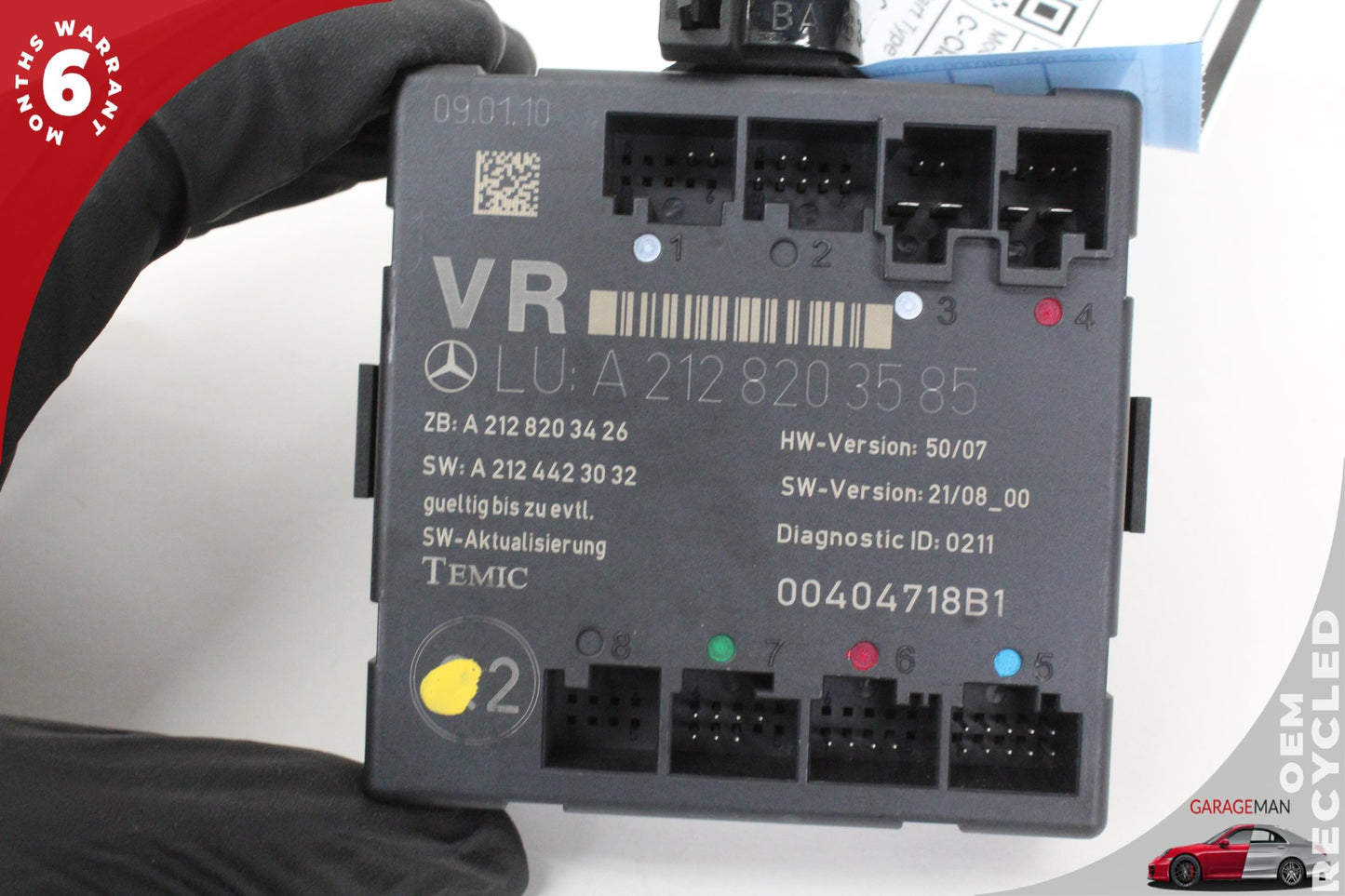 2008-2018 Mercedes W204 C300 Front Side Door Control Module Unit 2128203585 OEM