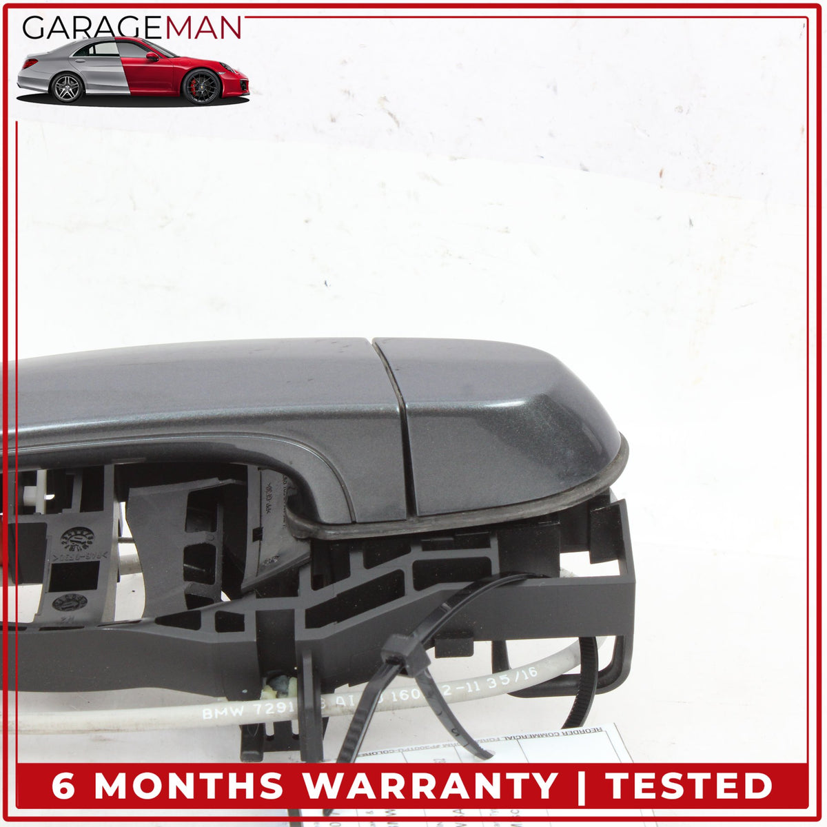 2014-2020 BMW 430i Gran Coupe Rear Right Side Exterior Door Handle Gray OEM