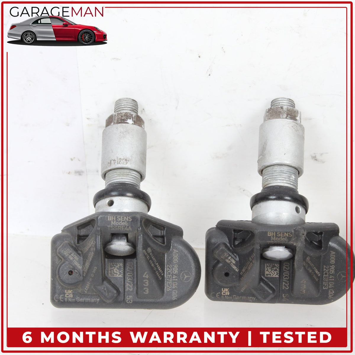 2019-2022 Mercedes W177 A220 TPMS Tire Pressure Monitor Sensor Set of 4 OEM