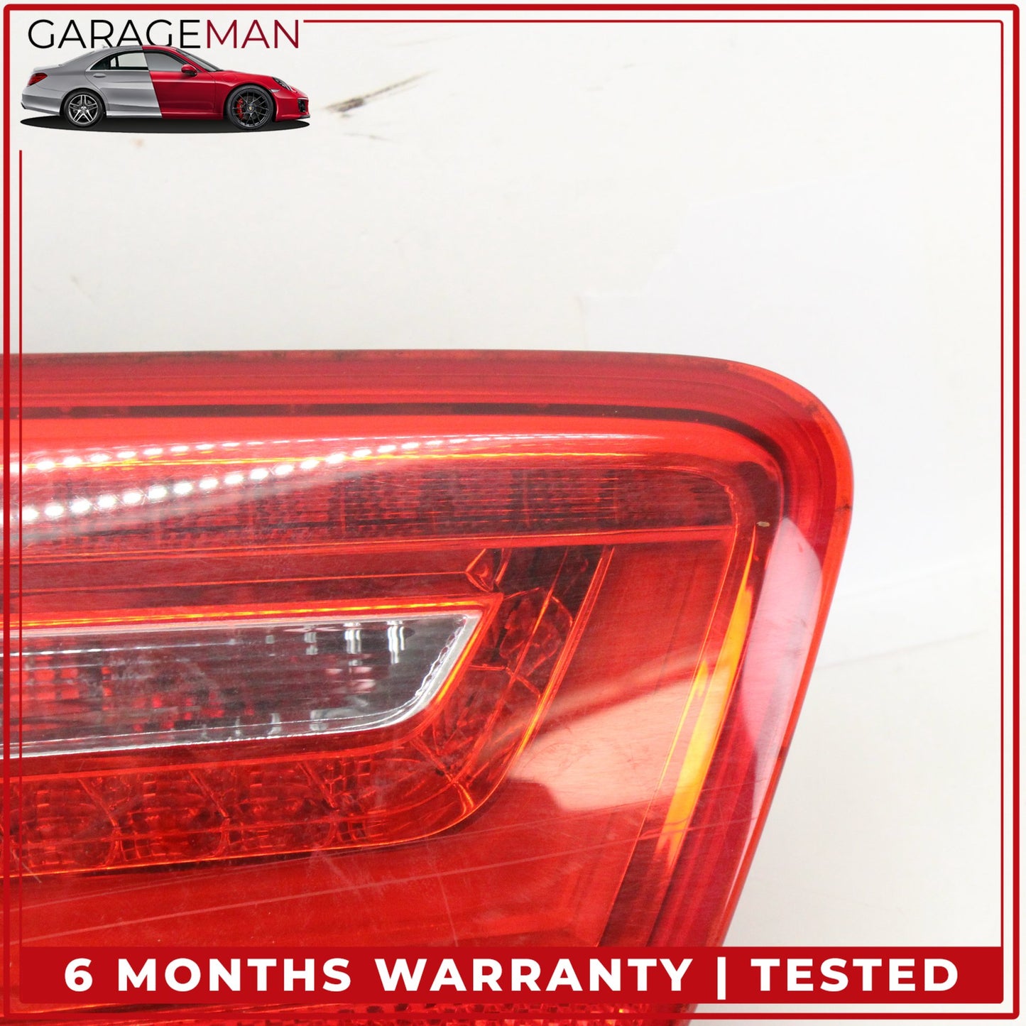 2012-2015 Audi A6 S6 Rear Left Driver Side Inner Tail Light Lamp 4G5945093B OEM