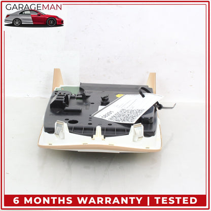 2010-2018 Porsche Panamera 970 Cayenne 958 Overhead Dome Light Lamp Beige OEM