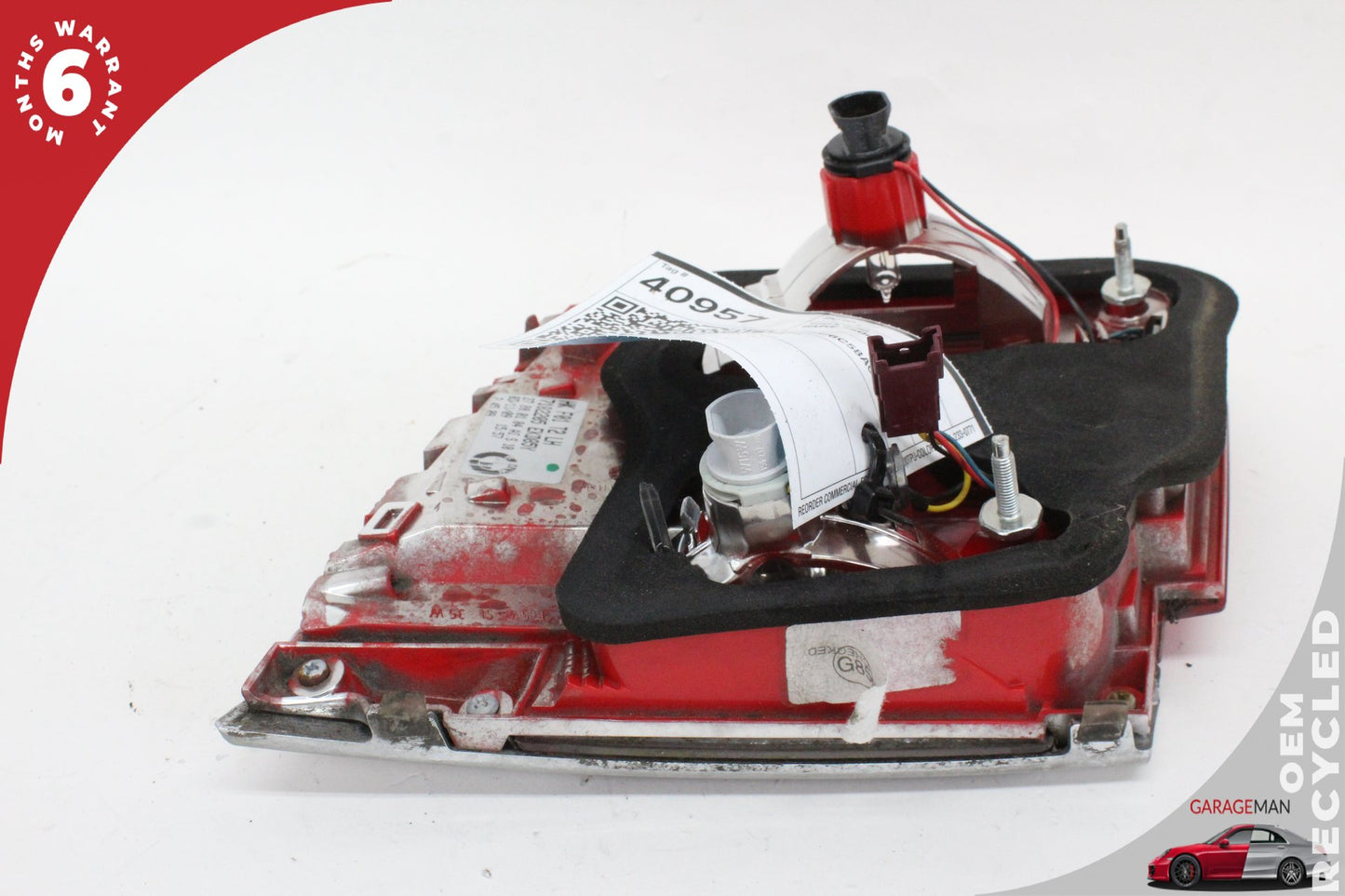 2009-2012 BMW 750i Rear Left Driver Side Inner Tail Light Lamp 7182205 OEM