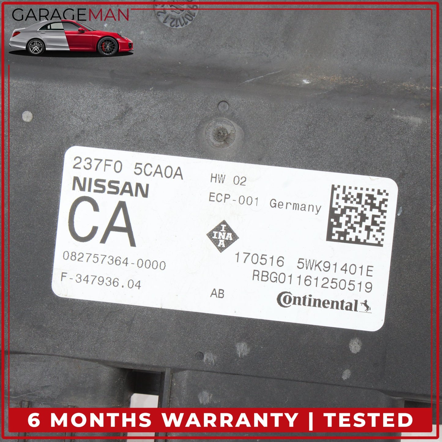 2016-2018 Infiniti Q50 Q60 VTC Variable Timing Control Module 237F05CA0A OEM