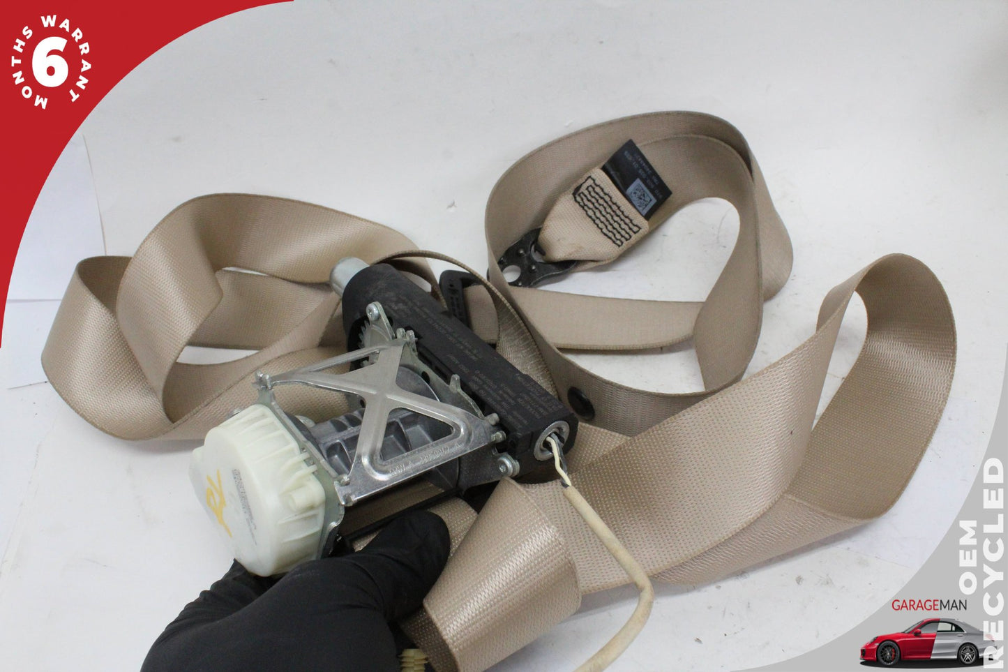 10-16 Porsche Panamera Sedan Left Rear Seat Belt 97080303501 Genuine