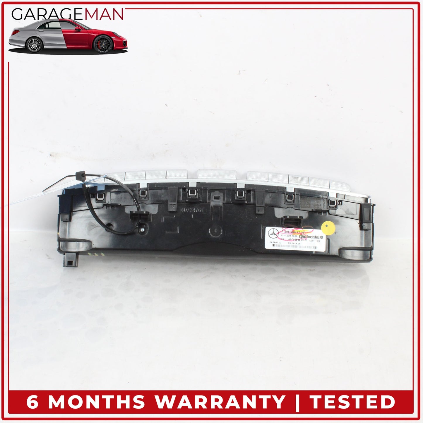 2015-2019 Mercedes W205 C300 AC A/C Heater Climate Control Switch Panel OEM