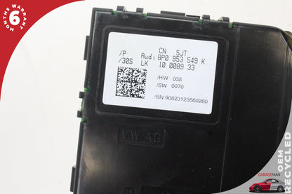 2008-2015 Audi TT 8J Steering Column Control Module 8P0953549 OEM