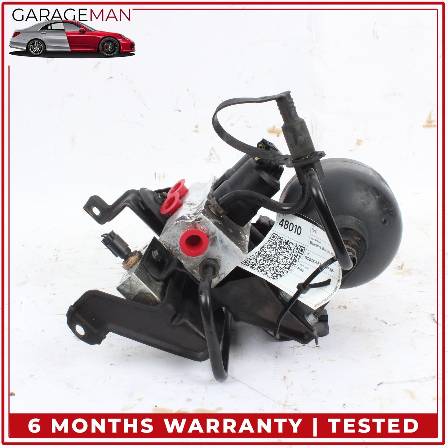 2000-2006 Mercedes R230 SL500 Front Hydraulic Valve Block Suspension Pump OEM