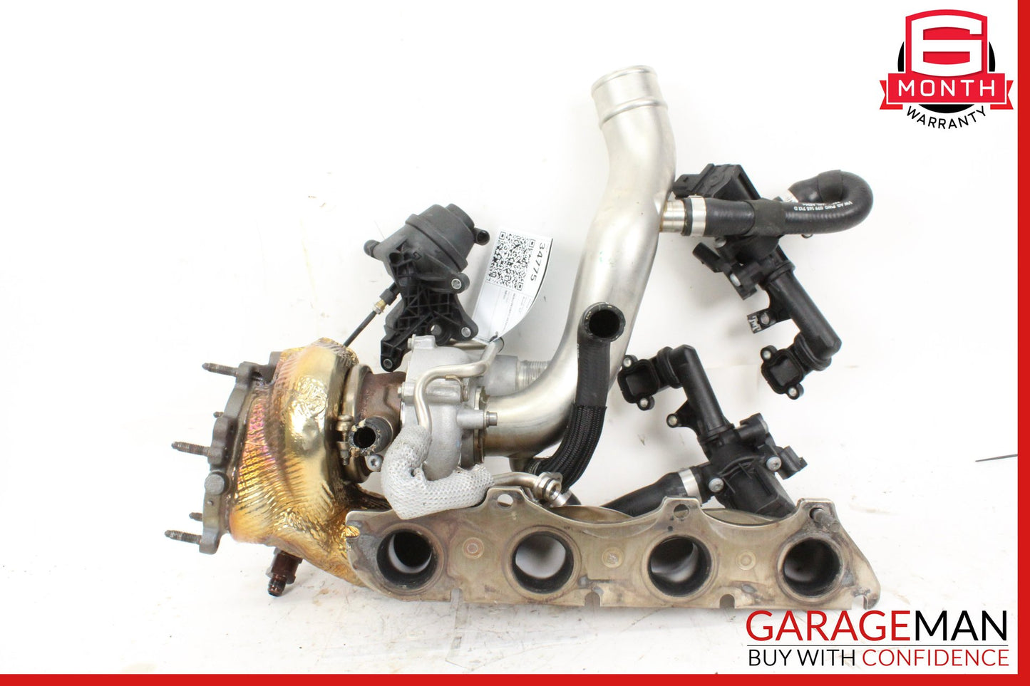 2013-2018 Audi S7 S6 A8 Quattro Left Side Turbocharger Manifold 079145703E OEM