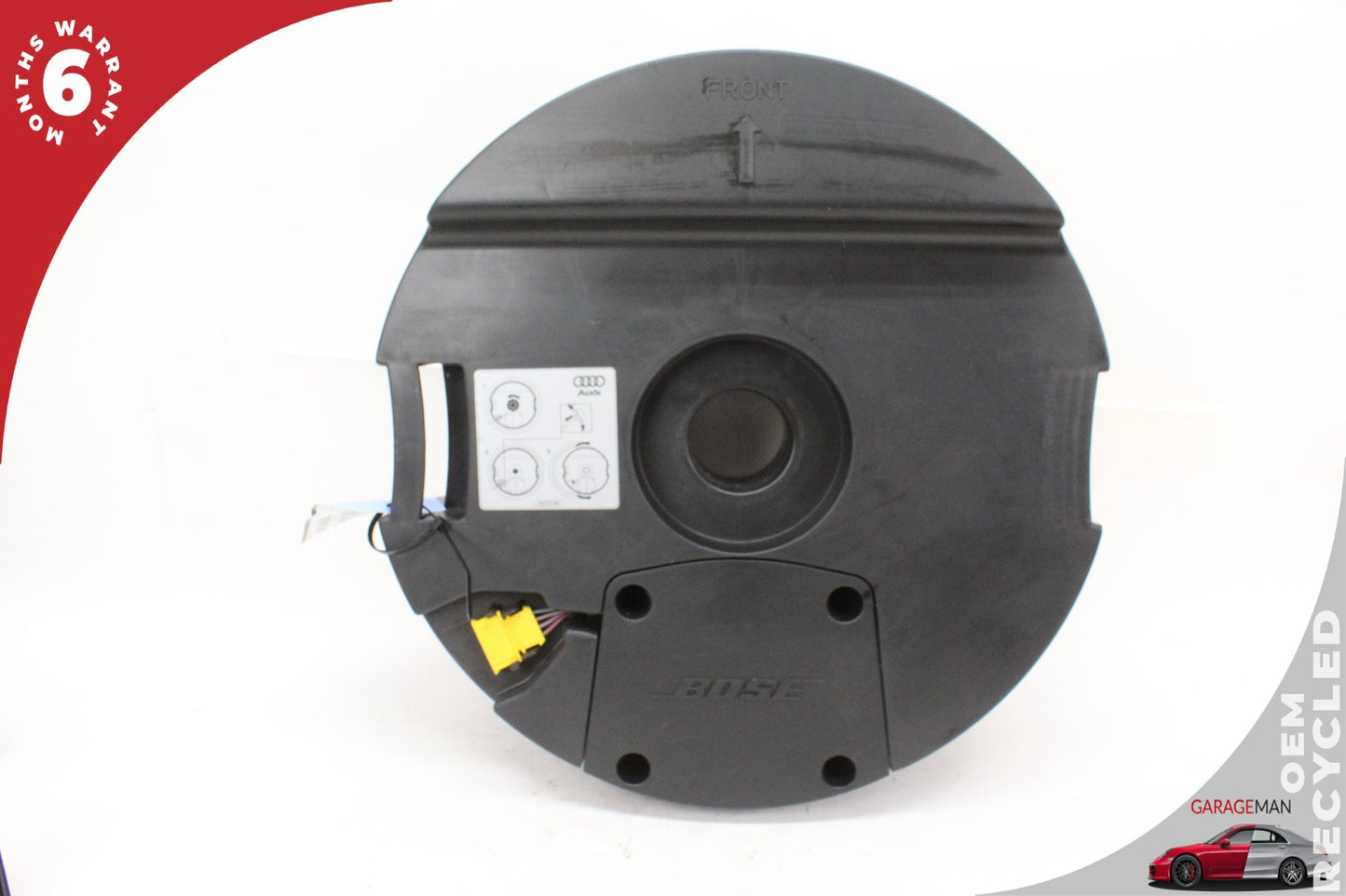 2007-2015 Audi Q7 SUV Rear Trunk Boot Audio Subwoofer Speaker Box 4L0035382B OEM