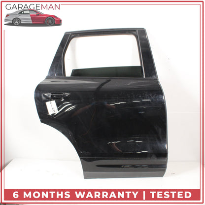 2011-2018 Porsche Cayenne 958 Rear Right Passenger Side Complete Door Black OEM