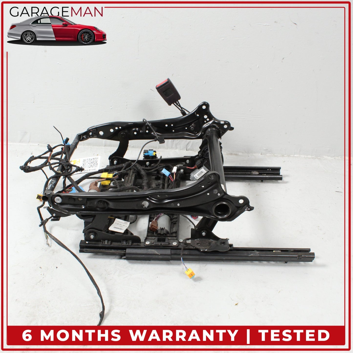 2015-2023 Mercedes W205 C300 C400 Front Left Seat Rail Track Frame w/ Motors OEM