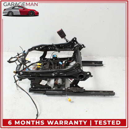 2015-2023 Mercedes W205 C300 C400 Front Left Seat Rail Track Frame w/ Motors OEM