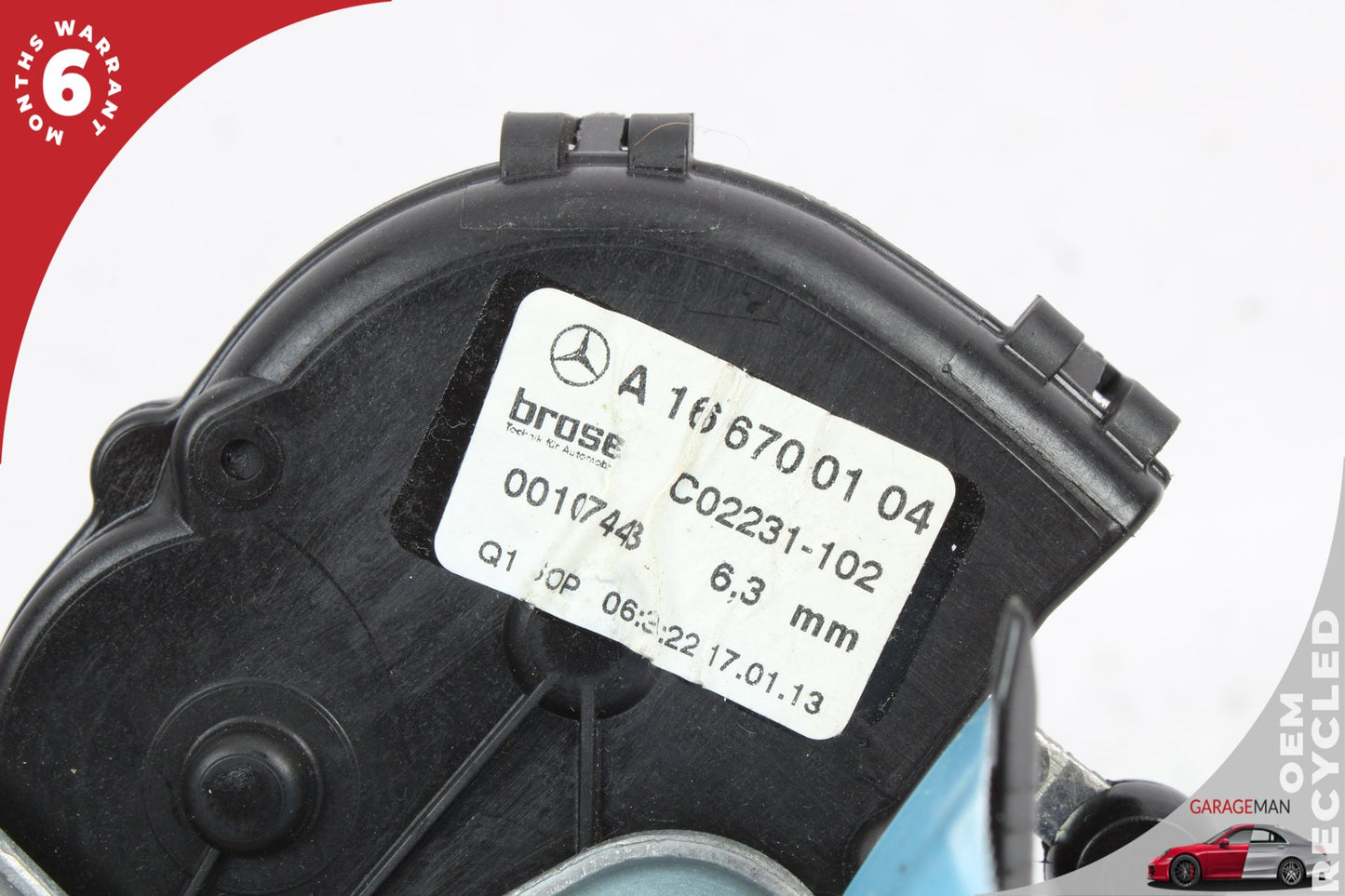 2013-2016 Mercedes X166 GL450 Rear Right Side Quarter Window Regulator Motor OEM