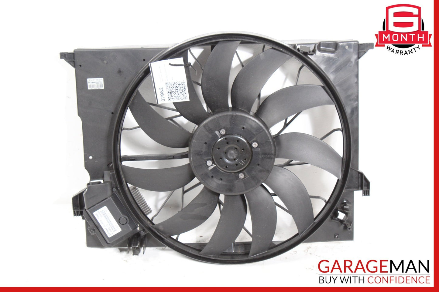 2005-2014 Mercedes-Benz S550 W221 Engine Radiator Cooling Fan Motor 2125000493