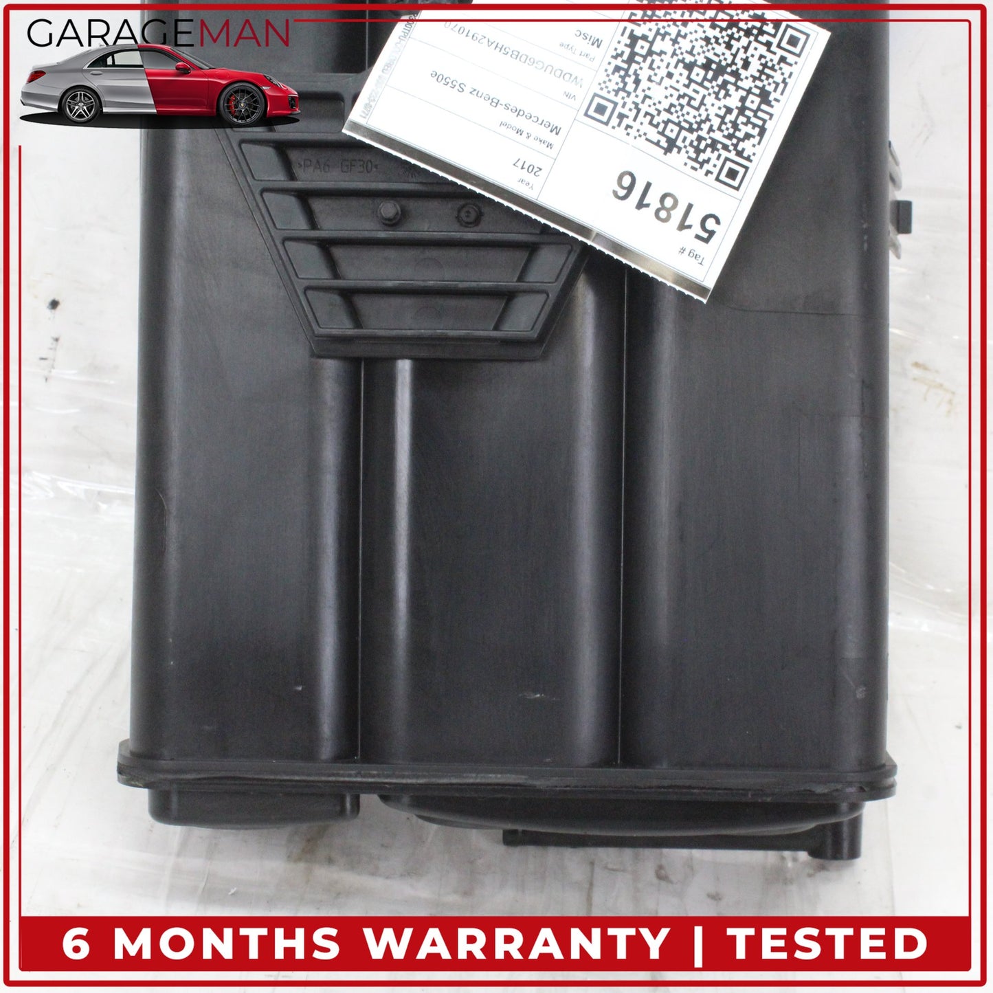 2015-2020 Mercedes W222 S550e Hybrid Fuel Vapor Activated Charcoal Canister OEM