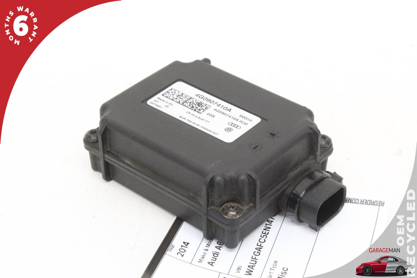 2011-2018 Audi A6 HomeLink Garage Door Opener Control Module 4G0907410A OEM