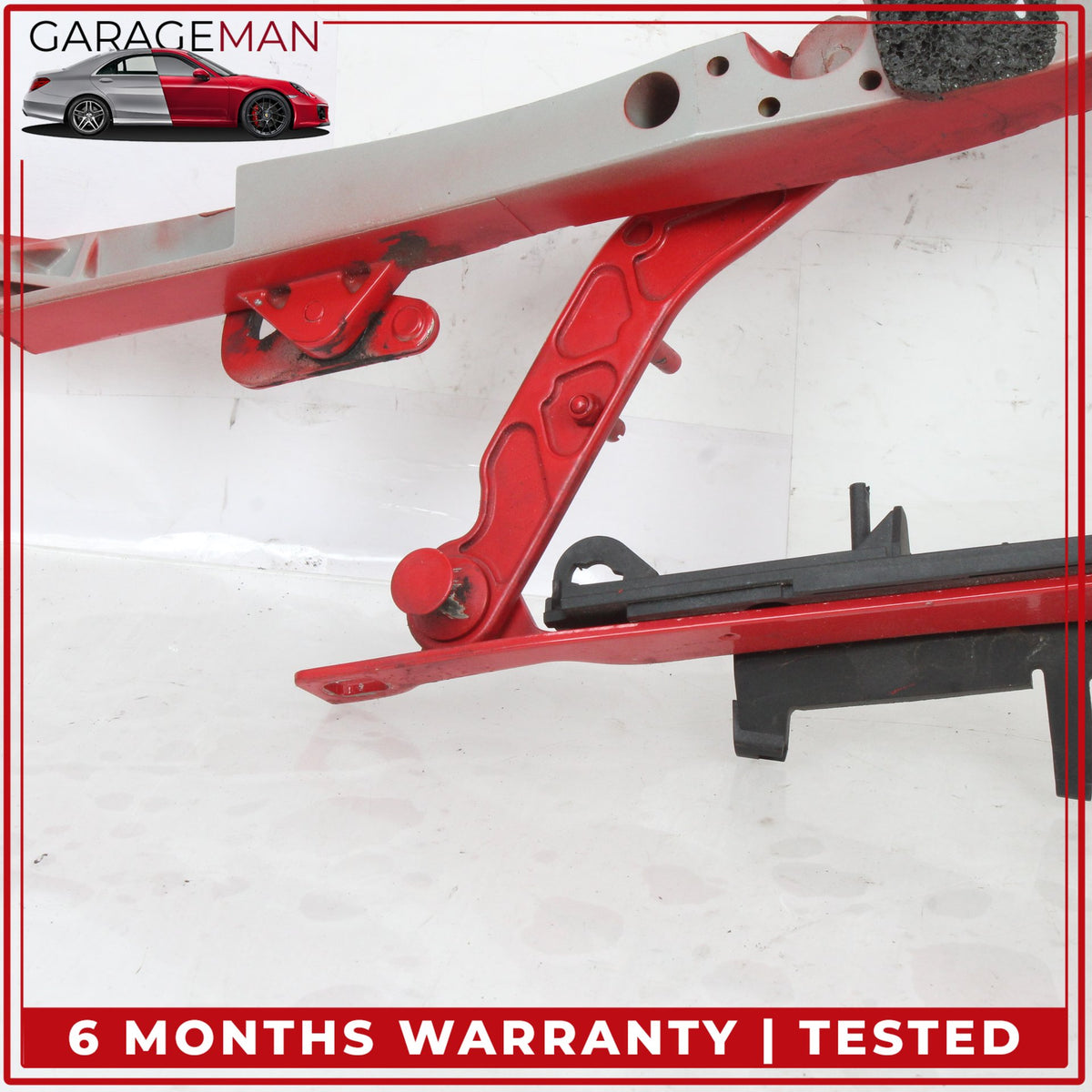 1999-2012 Porsche 911 Left and Right Convertible Top Cover Red Hinge Set OEM