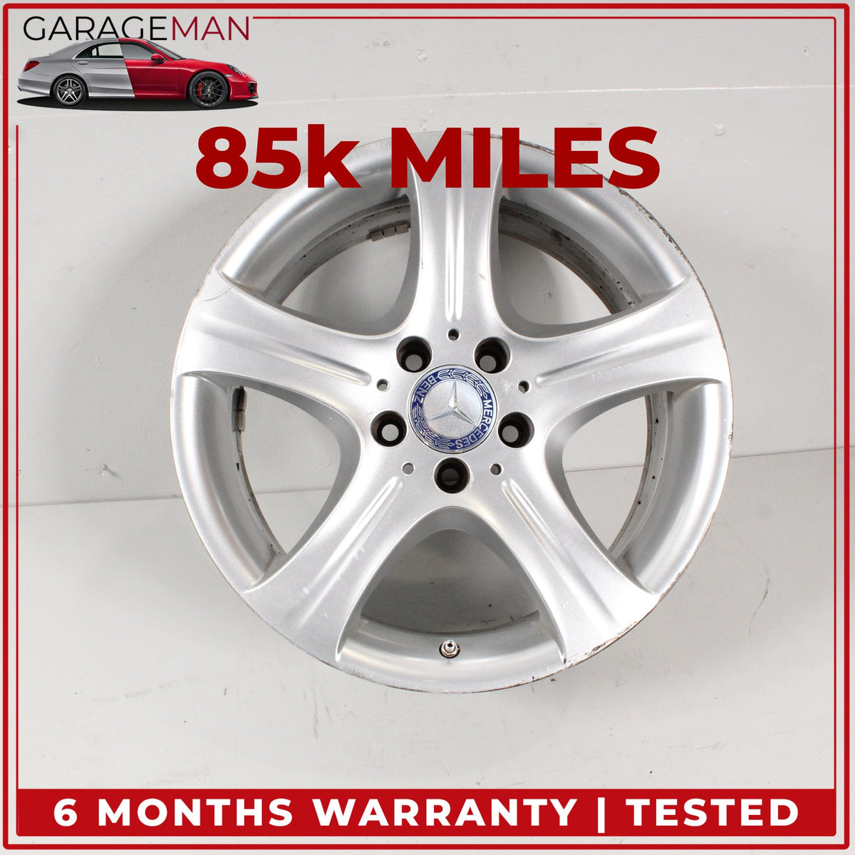 2014-2016 Mercedes W212 E350 E550 8.5 x 17 17'' Wheel Rim 2124015902 OEM