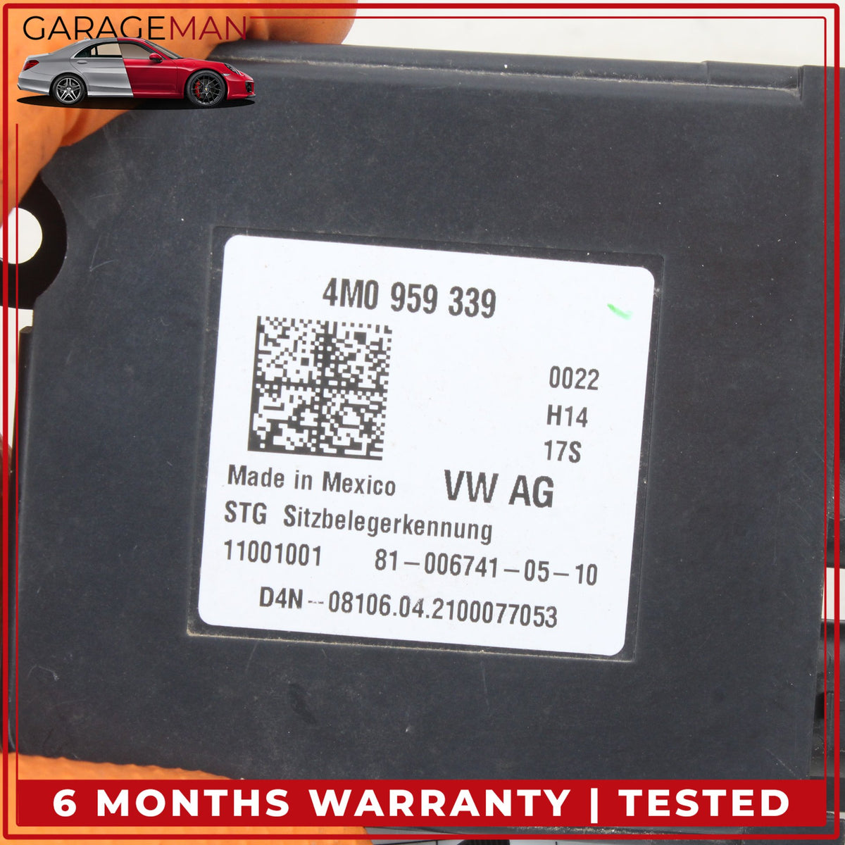 2017-2025 Audi A4 A5 Q8 Front Right Seat Occupant Detection Module 4M0959339 OEM