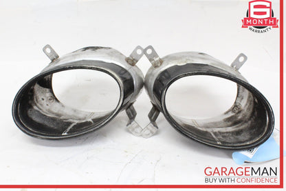 2013-2015 Audi RS5 8T Rear Side Exhaust Oval Tail Pipe Tips 8T0253824 OEM