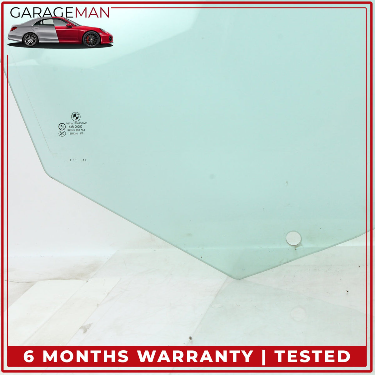 2011-2016 BMW 550i 528i F10 Front Right Passenger Side Door Window Glass OEM