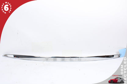2012-2020 Tesla Model S Rear Trunk Lid Chrome Trim Moulding 102577600A OEM