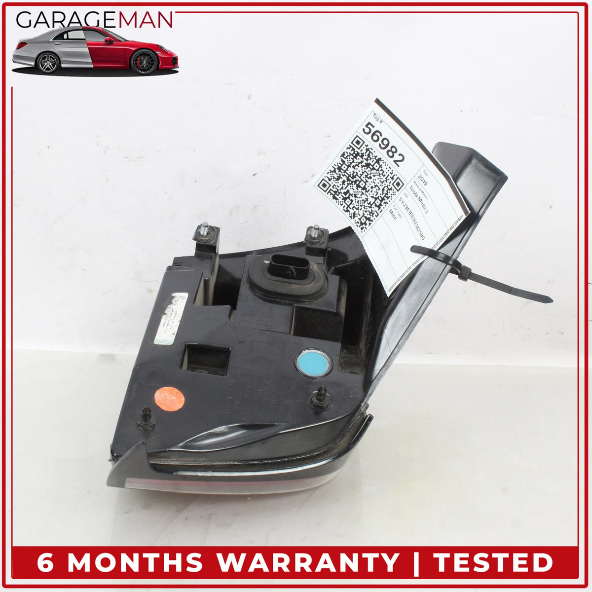 2017-2023 Tesla Model 3 Rear Left Driver Side LED Outer Tail Light Lamp OEM