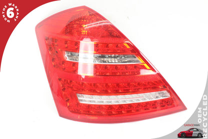 2010-2013 Mercedes W221 S550 S600 Rear Left Outer Tail Light 2218201364 OEM