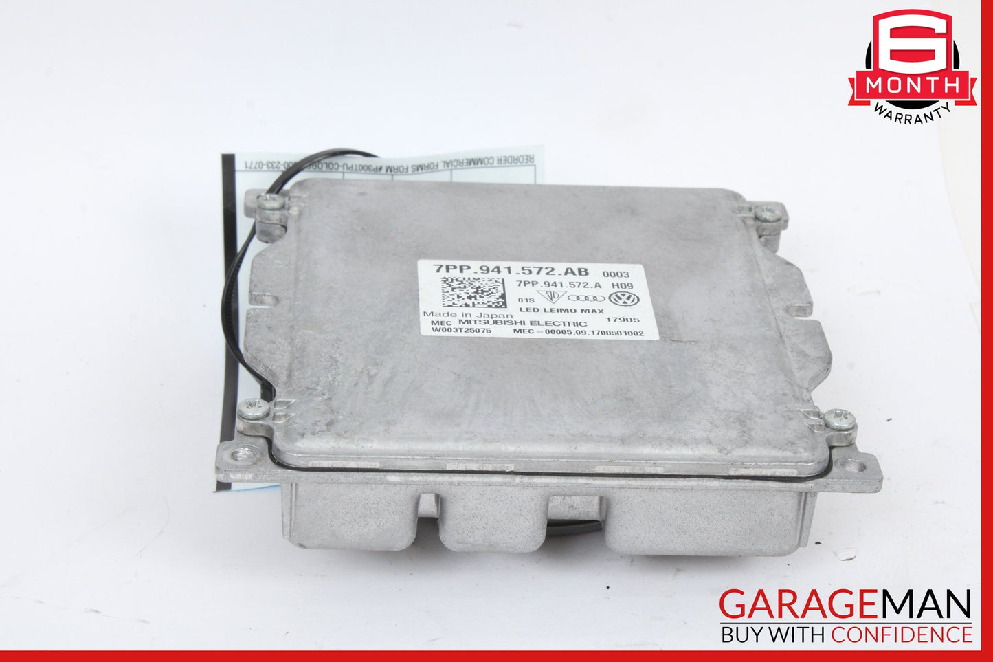 2017-2019 Audi A4 S4 Q7 LED Headlight Ballast Module 7PP941572AB OEM