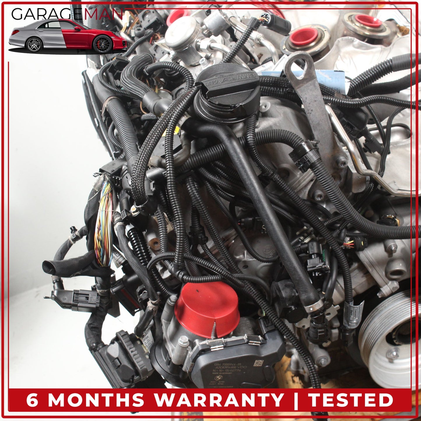 2014-2018 BMW 650i 550i 750i xDrive AWD 4.4L V8 Engine Motor N63B44O1 OEM 46K