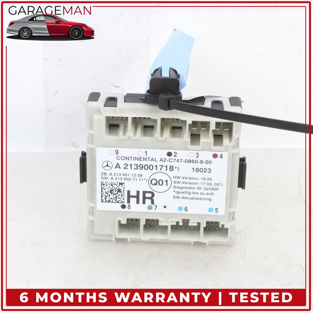 2017-2020 Mercedes W213 E300 Rear Right Door Control Module Unit 2139001718 OEM