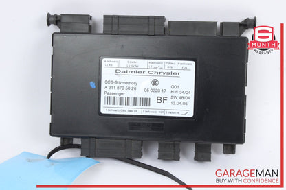 2003-2012 Mercedes ML500 M-Class W164 Front Right Seat Control Module 2118705026